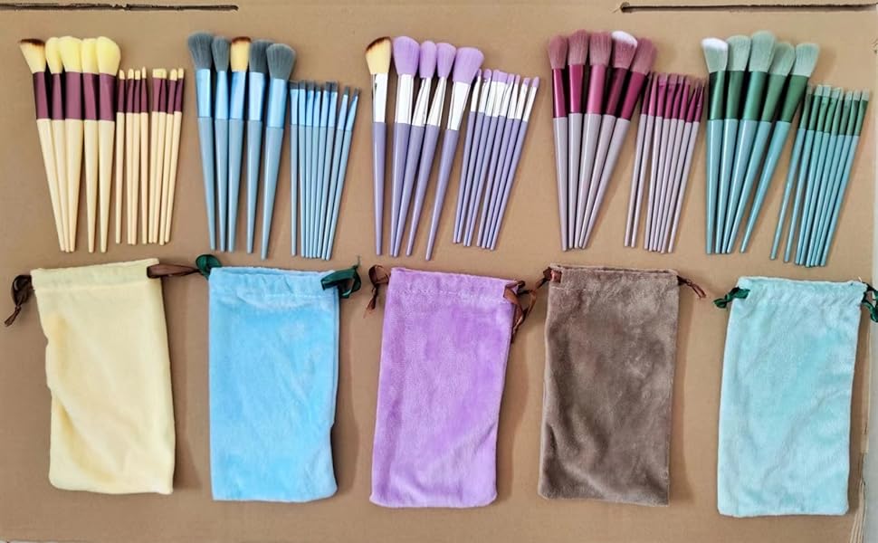 Boho Makeup Brush Set
